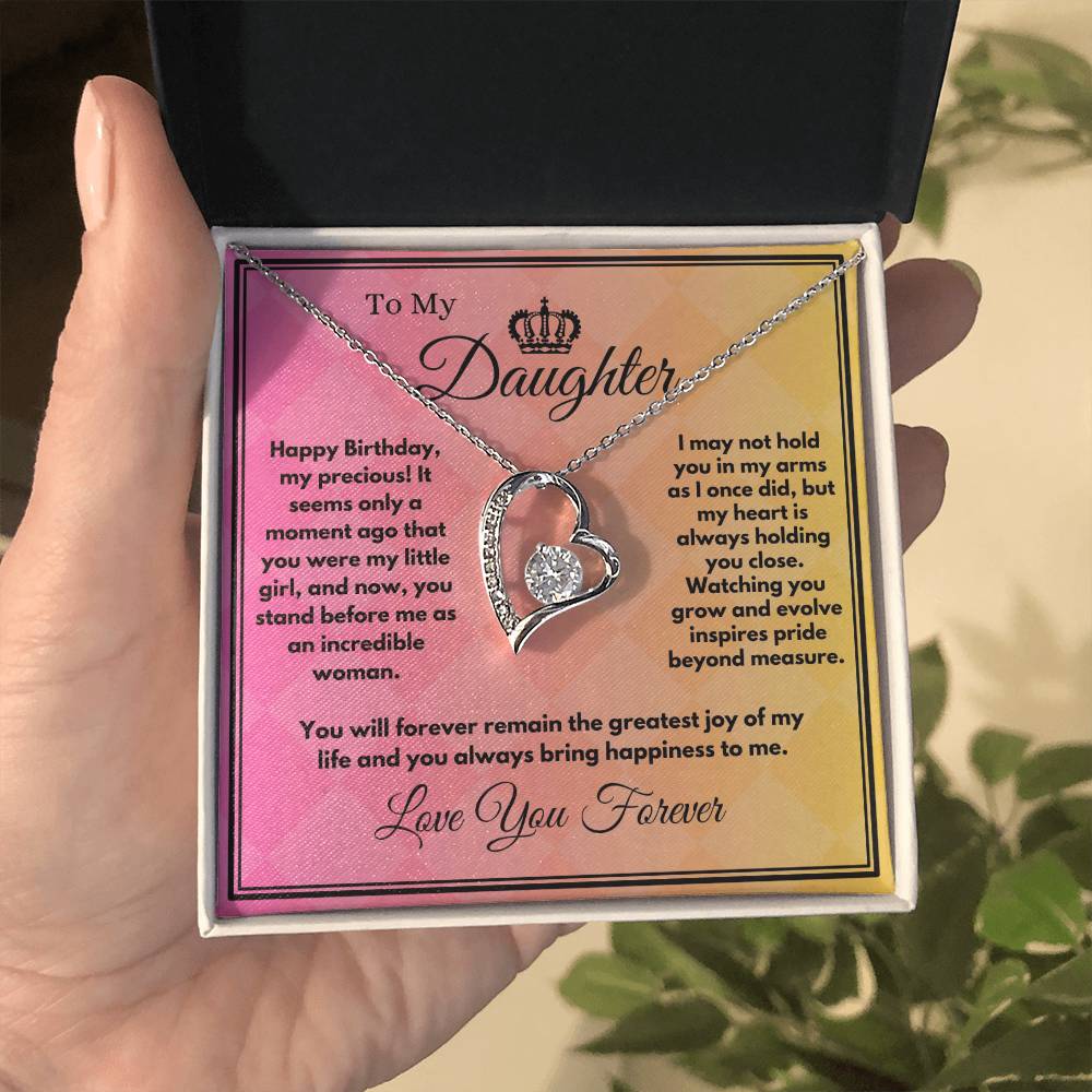 Daughter Birthday Gift Poem for Daughter, Necklace for Daughter, My Gr – VC  Gift Stores