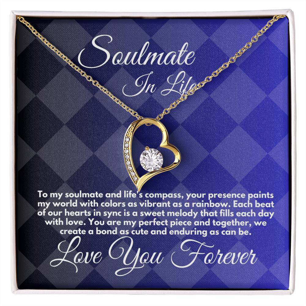 Forever Love Necklace gift for wife, anniversary gift for wife, birthday gift, priest wife hot to your army wife, to your soulmate wife, to