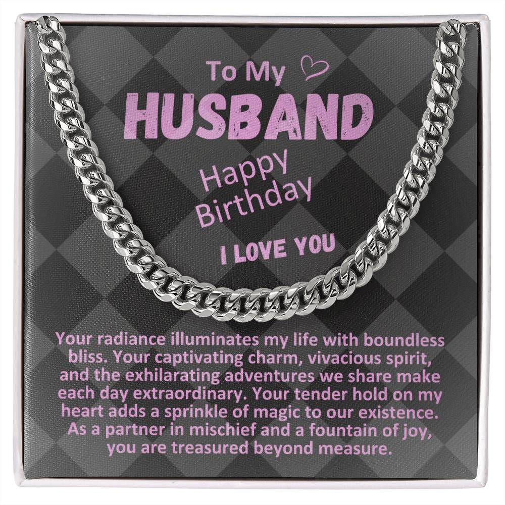 To My Husband Necklace, Gift for Husband Men Adult Necklace from Wife,  Cross Necklace Message Card I Choose You - Walmart.com