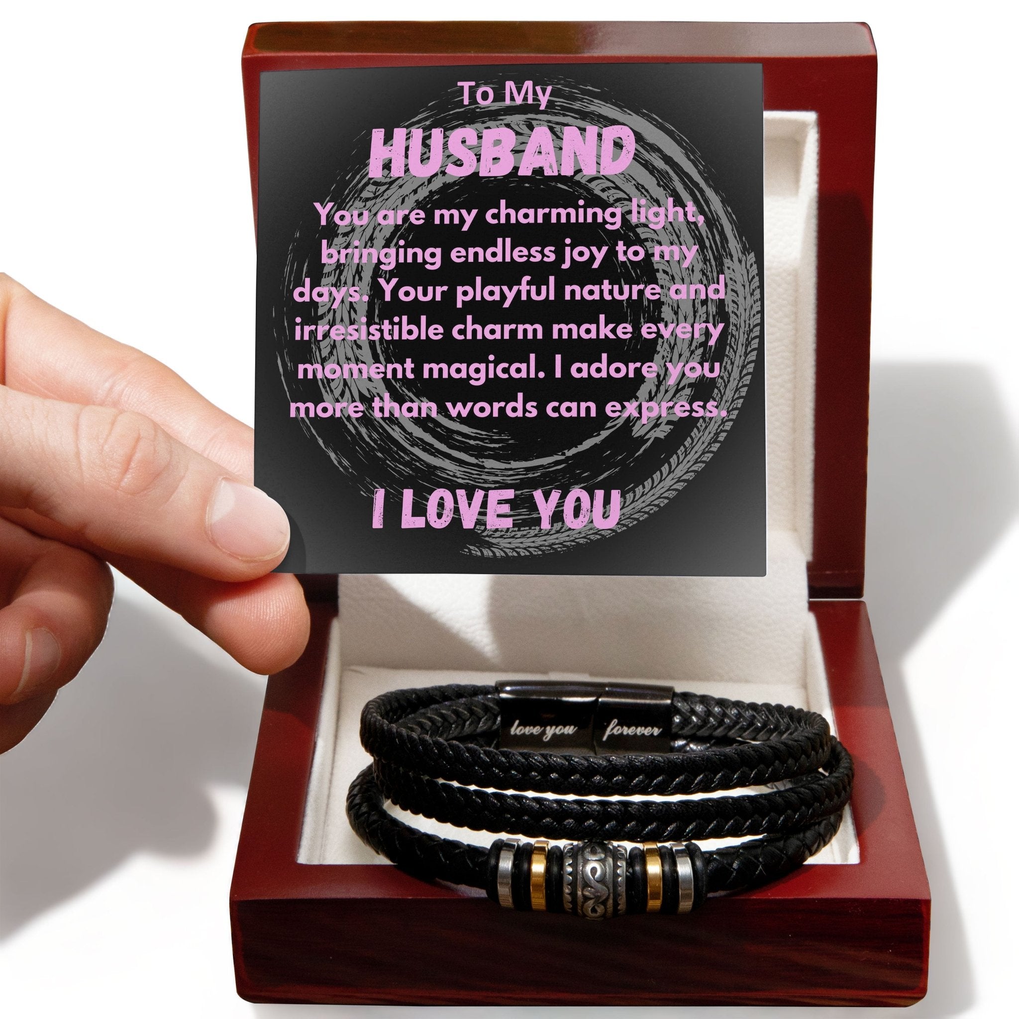 Husband To Wife Anniversary Gift Inspiration Message Box - 