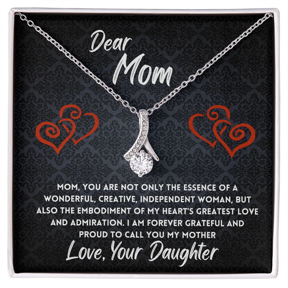 To My Mom - Most Amazing Mom - Love Knot Necklace | PerfPiece