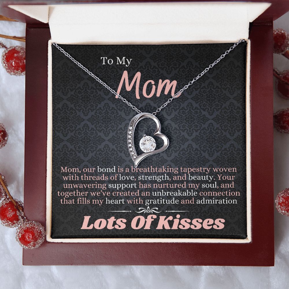 Birthday/Xmas Gift To My Mom/Grandma, Daughter/Son Gifts Ideas With Message Card In A Box To Mother, Women's Jewelry Necklace Present To Her For Bday/Christmas Present - Zahlia