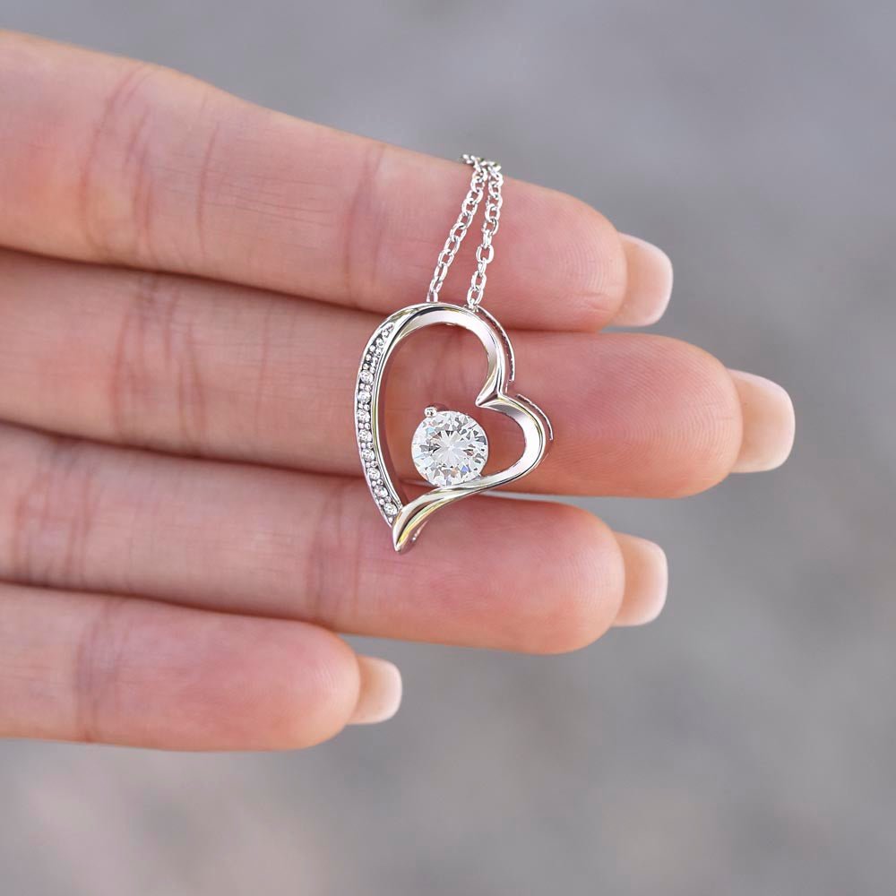 Gift To Daughter On Her Sweet Sixteen Birthday, Unique Jewelry Heart Necklace Present With A Message Card In A Box, Cute 16 Bday Gifts Ideas For Your Baby Girl - Zahlia