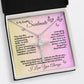 Gift To My Soulmate/Wife, Elegant Cross Necklace With Message In A Gift Box, Jewelry Present From Hubby/Partner, Unique Gift Ideas To My Religious Soulmate In Life - Zahlia