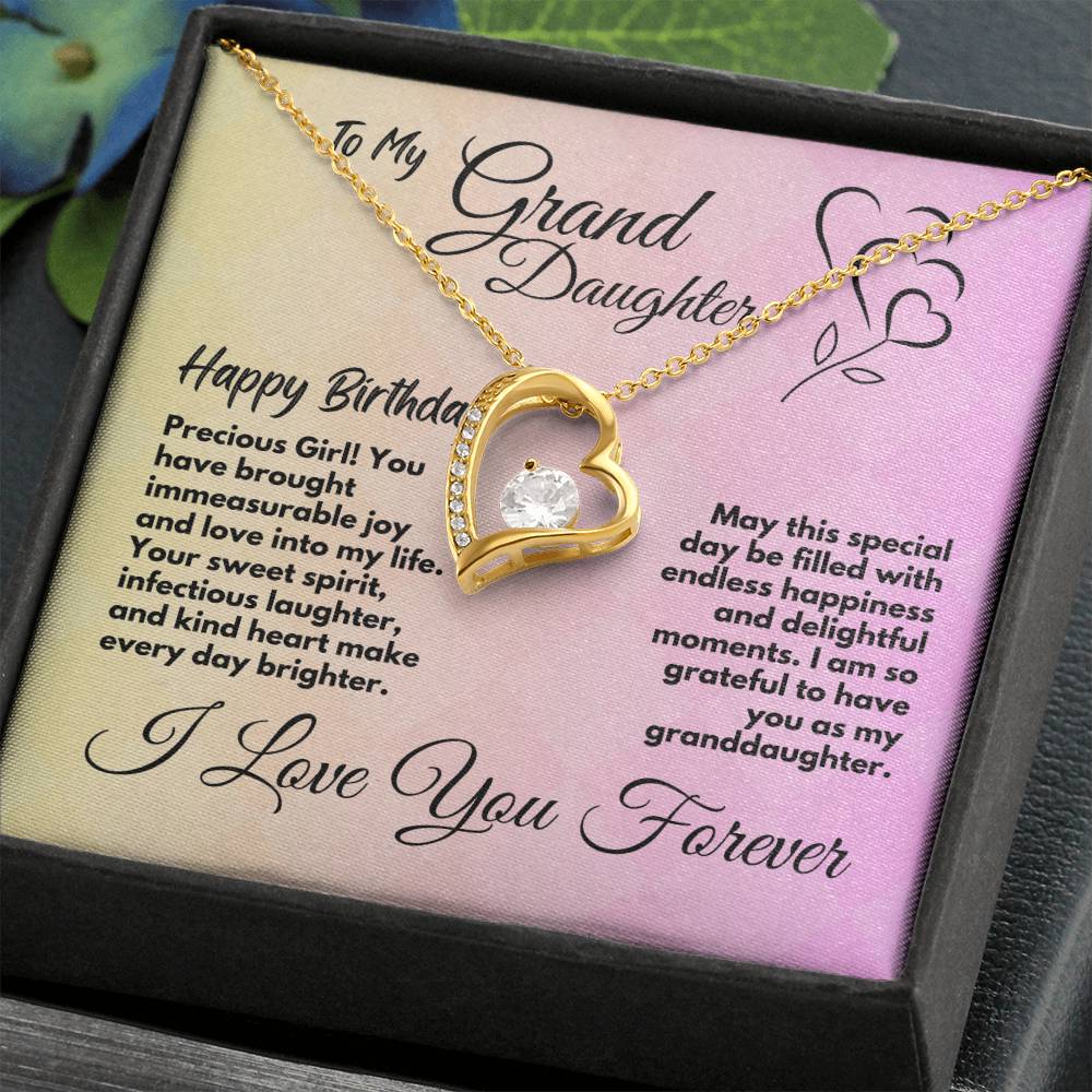 To My Beautiful Granddaughter A Cherished Gift Personalized Pendant Ne – DK  Avenue