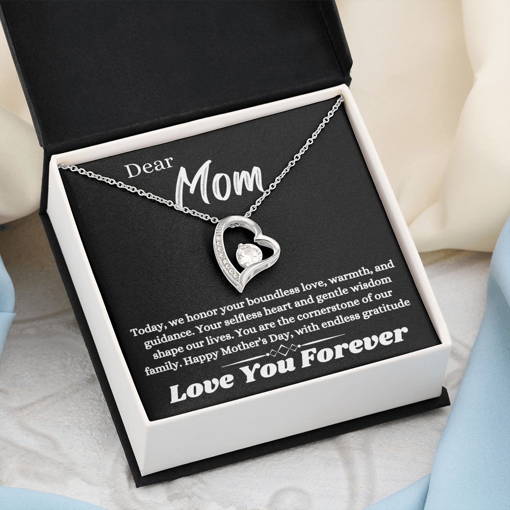 Mothers Day Jewelry Gift To The Best Mom In The World, Unique Gift Idea For Mother's Day, Jewelry Necklace With Message Card In A Box, Daughter And Son To Mom Jewelry - Zahlia