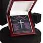 Sweet 16 Birthday Gift To My Daughter, Jewelry Cross Necklace With A Message Card In A Box, Unique Gifts Ideas For Sweet Sixteen Bday To Her, Girls Cross Pendant - Zahlia